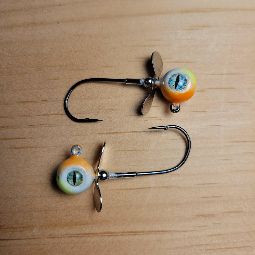 🍁Big Sky Chopper Glow Jigs 1/4oz 2/pack