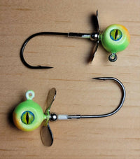 🍁Big Sky Chopper Glow Jigs 1/4oz 2/pack