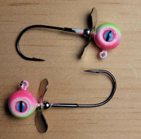 🍁Big Sky Chopper Glow Jigs 1/4oz 2/pack