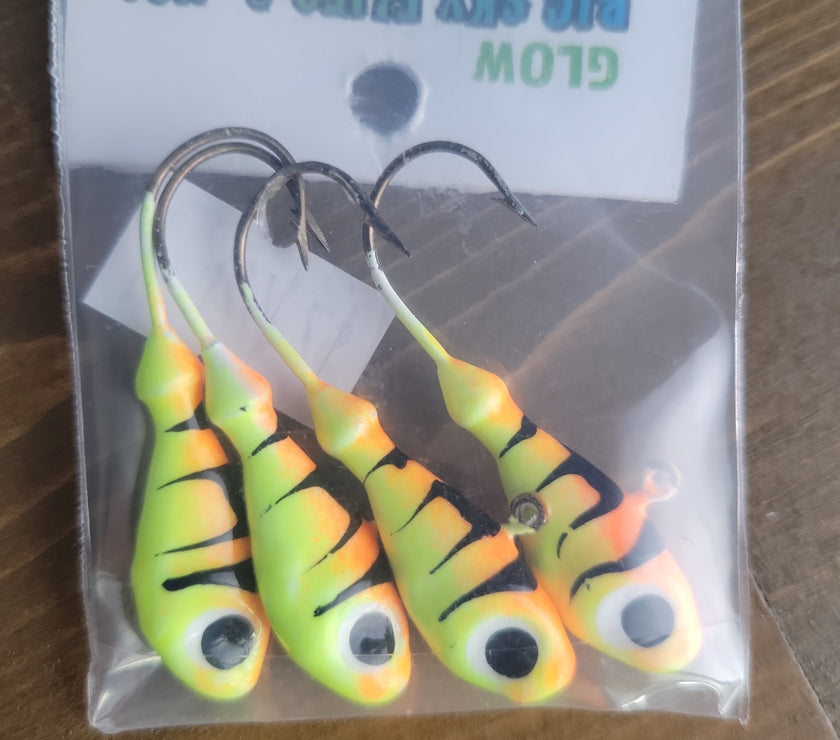 🍁Big Sky Deluxe Ultra Minnow 1/4oz Jigs 4/pack