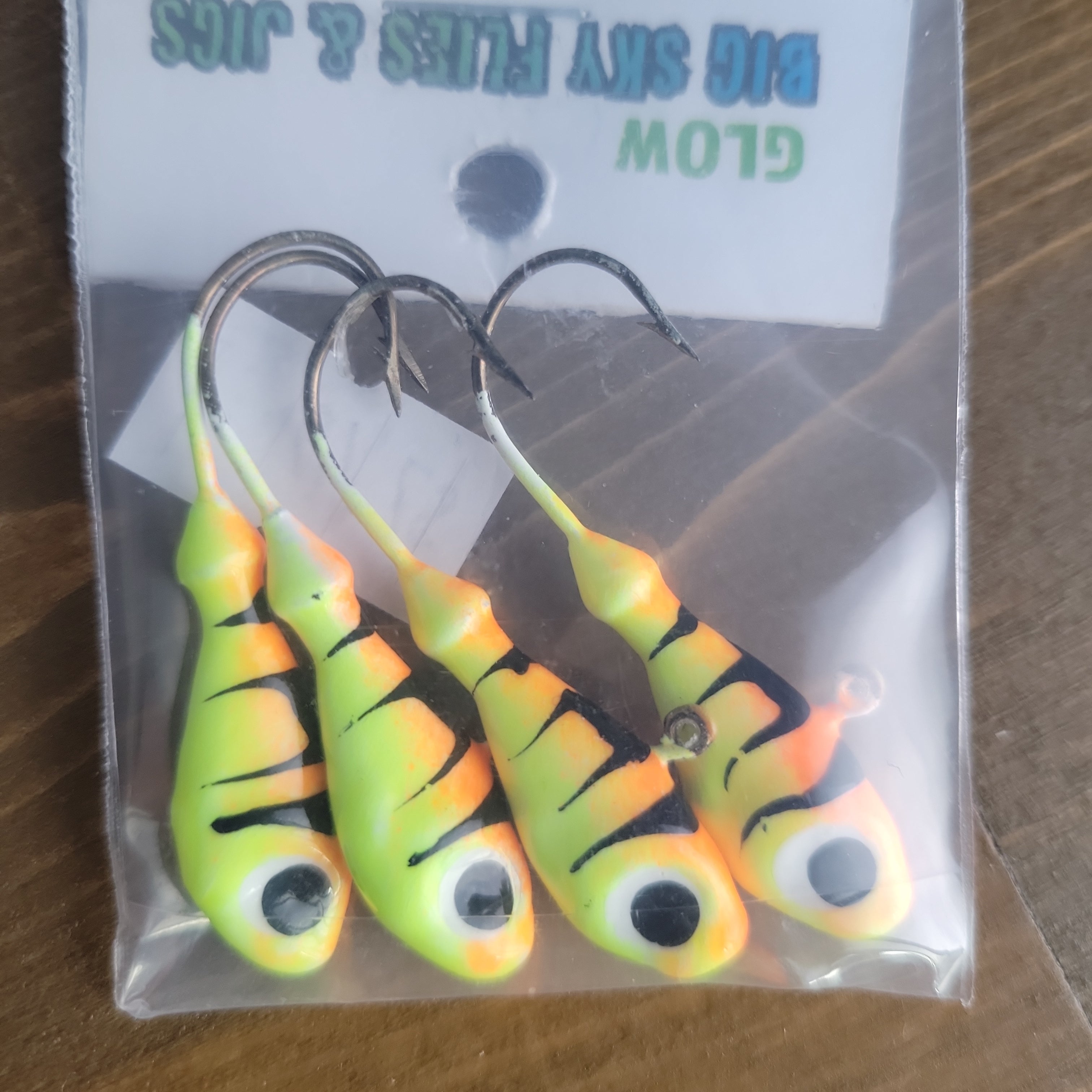 🍁Big Sky Deluxe Ultra Minnow 1/4oz Jigs 4/pack Stony Tackle Shack Fishing Hooks art-noise.myshopify.com big-sky-deluxe-ultra-minnow-1-4oz-jigs-4-pack-2