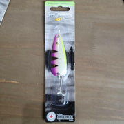 🍁Len Thompson Glowing Purple Fire Tiger Spoons Stony Tackle Shack Fishing Hooks art-noise.myshopify.com len-thompson-glowing-purple-fire-tiger-spoons-1