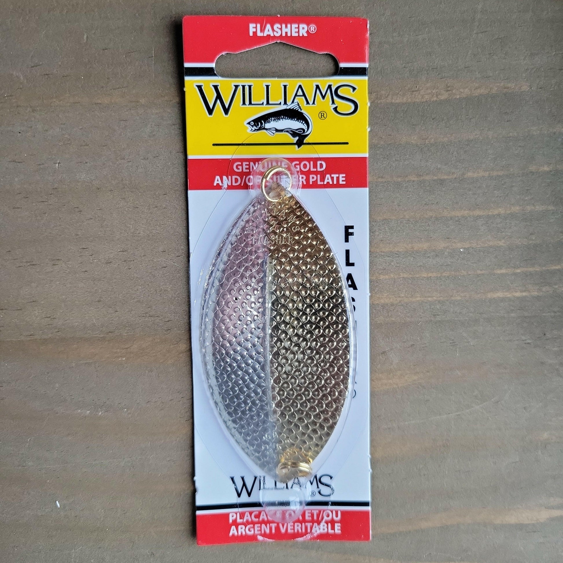 🍁Williams 1/2oz Flasher Dimpled Silver/Gold 3-3/8" Stony Tackle Shack Fishing accesories art-noise.myshopify.com williams-1-2oz-flasher-dimpled-silver-gold-3-3-8-4