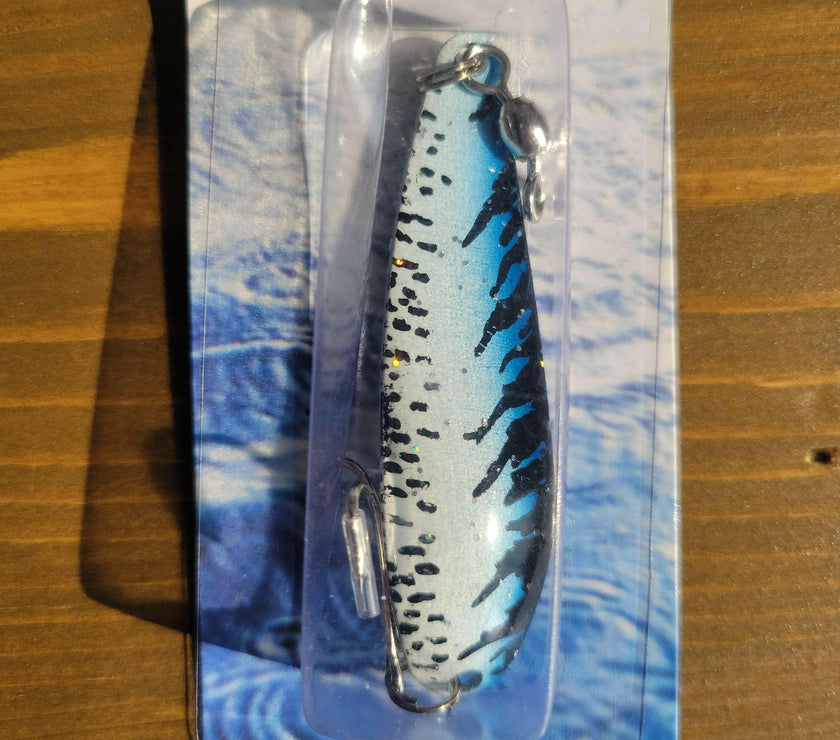 🍁COMPAC Crocodile Lure 1/2oz Blue Tiger