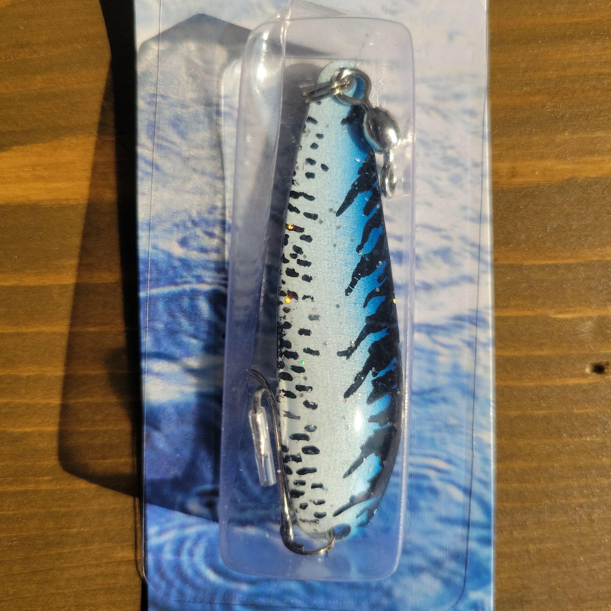 🍁COMPAC Crocodile Lure 1/2oz Blue Tiger Stony Tackle Shack Fishing Hooks art-noise.myshopify.com compac-crocodile-lure-1-2oz-blue-tiger-3