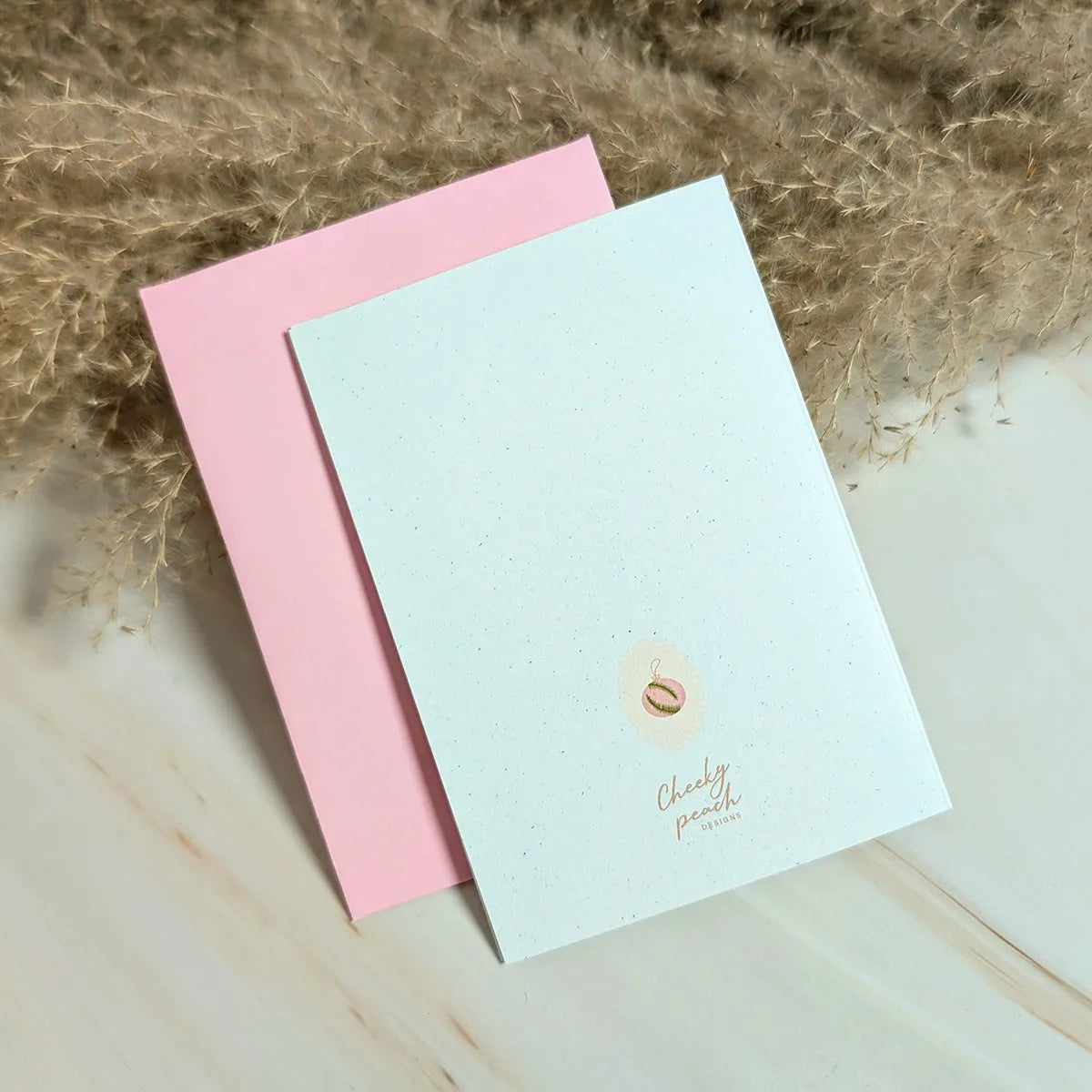 Joyful Ornaments Mini Holiday Card Cheeky Peach Designs Cards art-noise.myshopify.com joyful-ornaments-mini-holiday-card