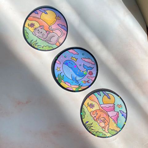  Meowgical Cat | Animal Sticker Cheeky Peach Designs Sticker art-noise.myshopify.com meowgical-cat-animal-sticker