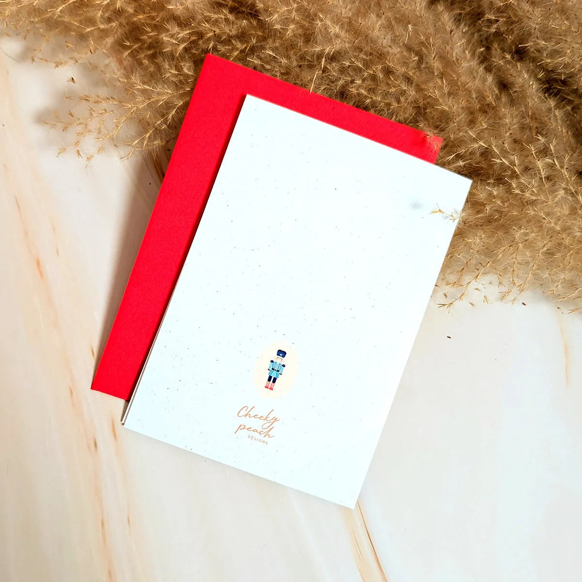  Festive Nutcracker Friends Mini Holiday Card Cheeky Peach Designs Cards art-noise.myshopify.com festive-nutcracker-friends-mini-holiday-card