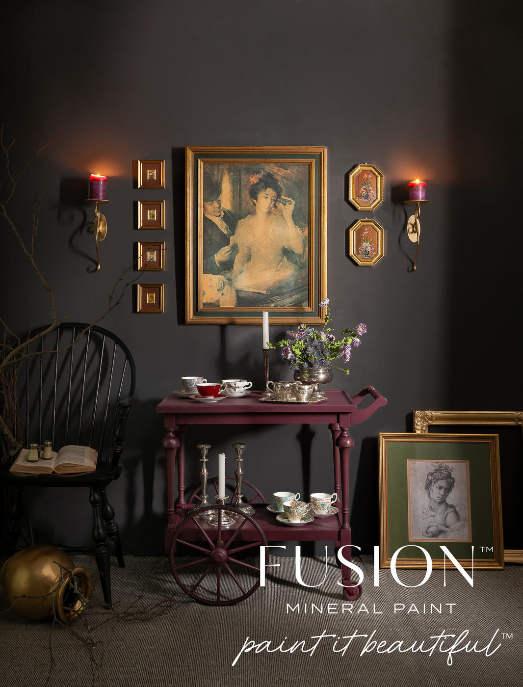 Fusion Mineral Paint Elderberry