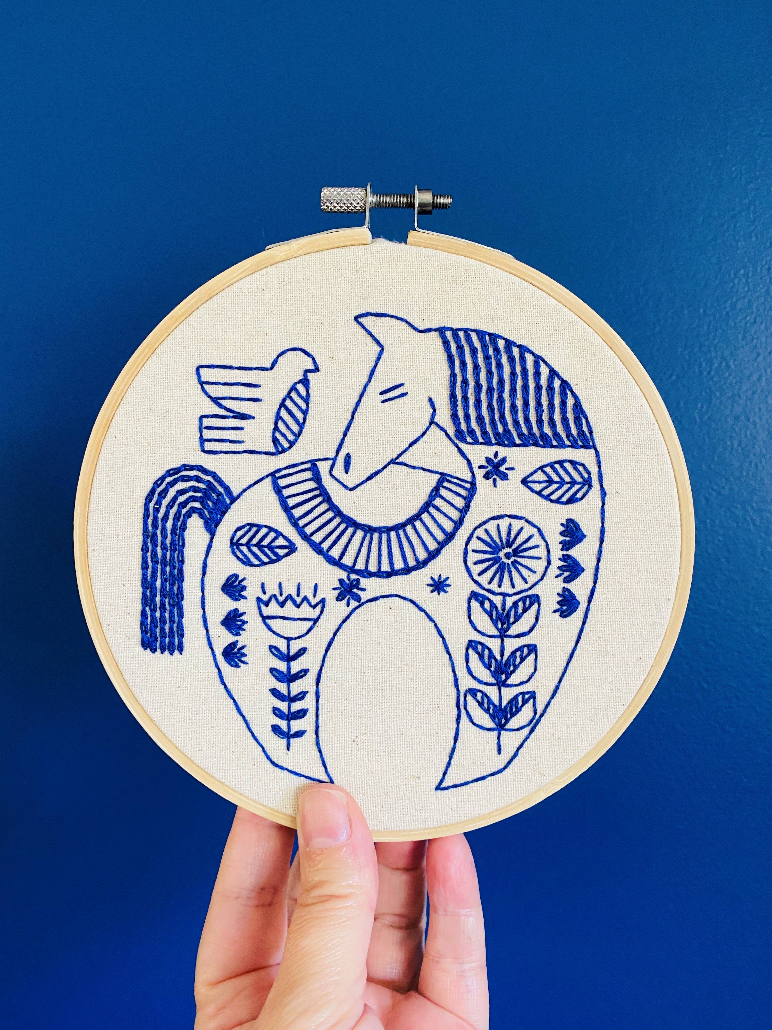 Hygge Horse Complete Embroidery Kit