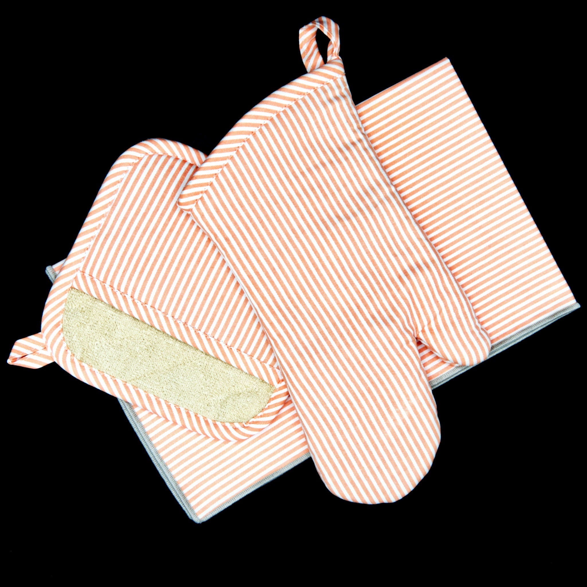 Banker Stripes Drill Weave Tea Towels