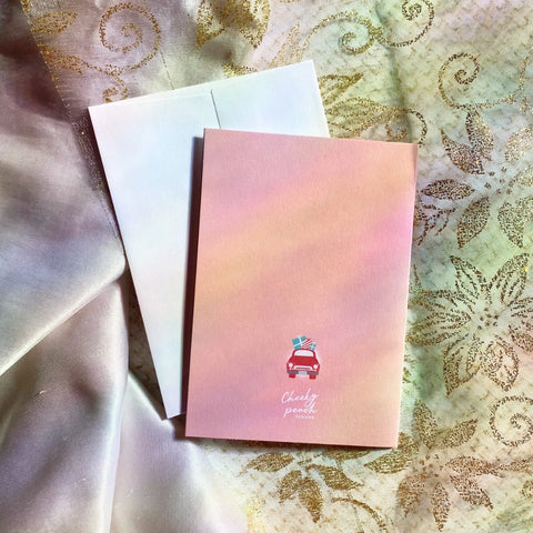  Holiday Cheer Mini Greeting Card Cheeky Peach Designs Cards art-noise.myshopify.com holiday-cheer-mini-greeting-card