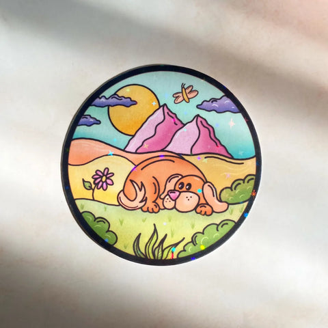  Pawsome Dog | Animal Sticker Cheeky Peach Designs Sticker art-noise.myshopify.com pawsome-dog-animal-sticker