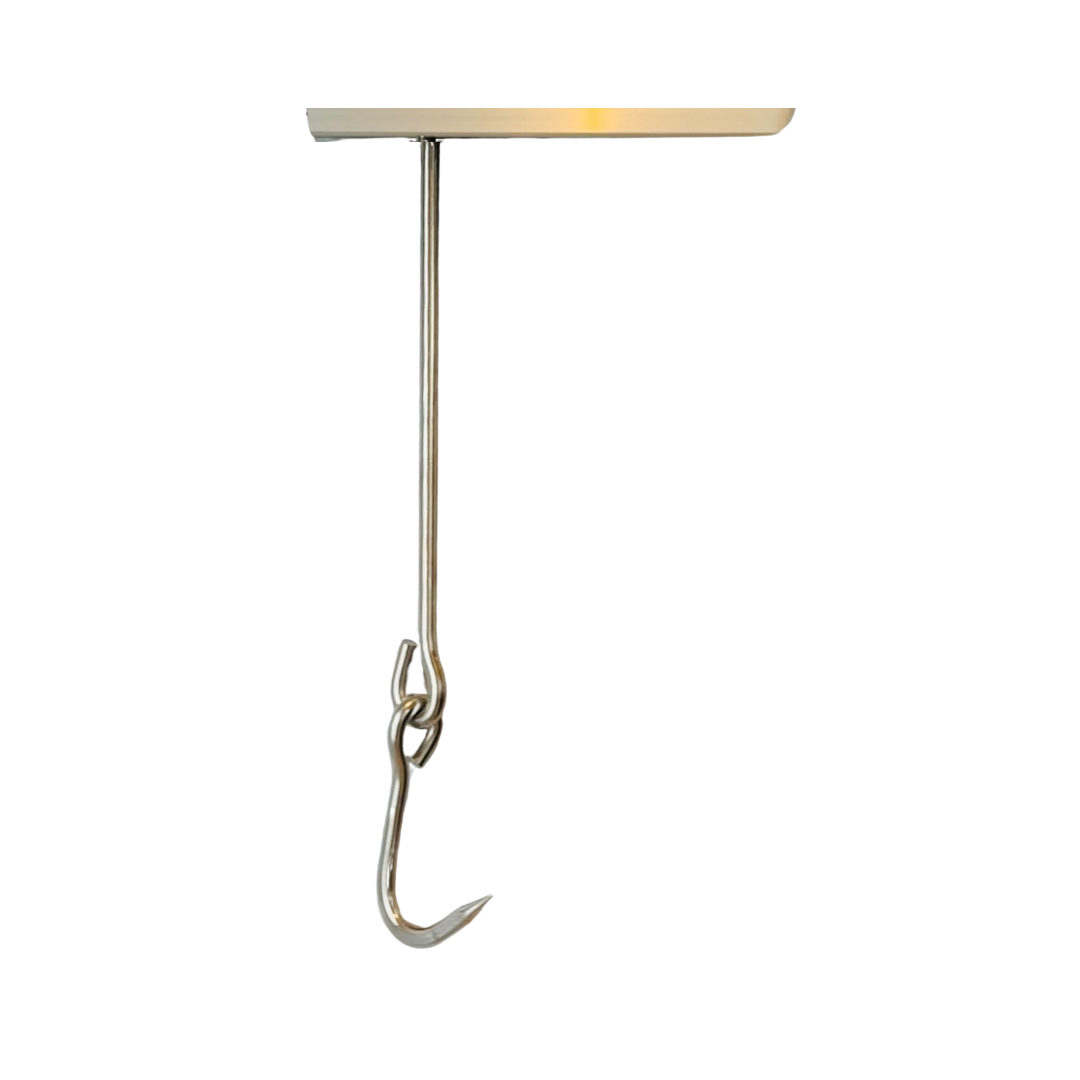 Byson Heavy Duty Sliding Channel Hooks - Pack of 4