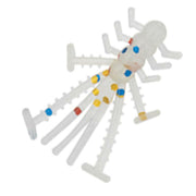 EuroTackle Crazy Critter Bait WonderBread Glow 8/pk