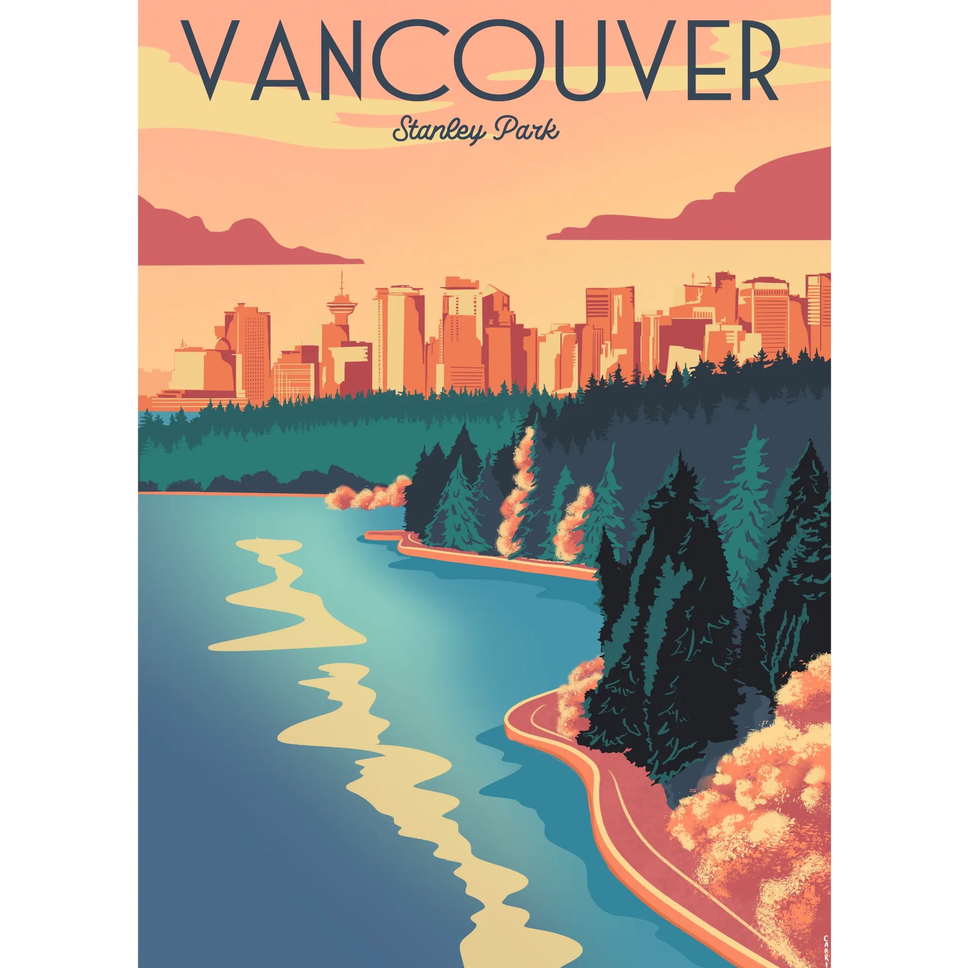  Vancouver Sunset | 1000-Piece Puzzle for Adults | Designed in Canada by Capri Sadler Villager Puzzles Puzzle art-noise.myshopify.com vancouver-sunset-1000-piece-puzzle-for-adults-designed-in-canada-by-capri-sadler