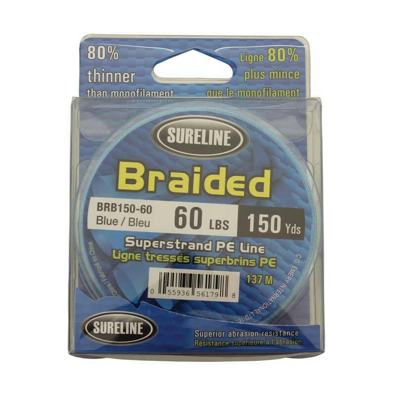 🍁Sureline PE Braided Superstrand Fishing Line Blue 150yds Stony Tackle Shack fishing braids art-noise.myshopify.com sureline-pe-braided-superstrand-fishing-line-blue-150yds-2