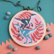 Velociraptors Cross Stitch Kit