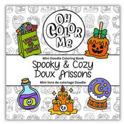 Halloween Mini Coloring Book - Spooky & Cozy