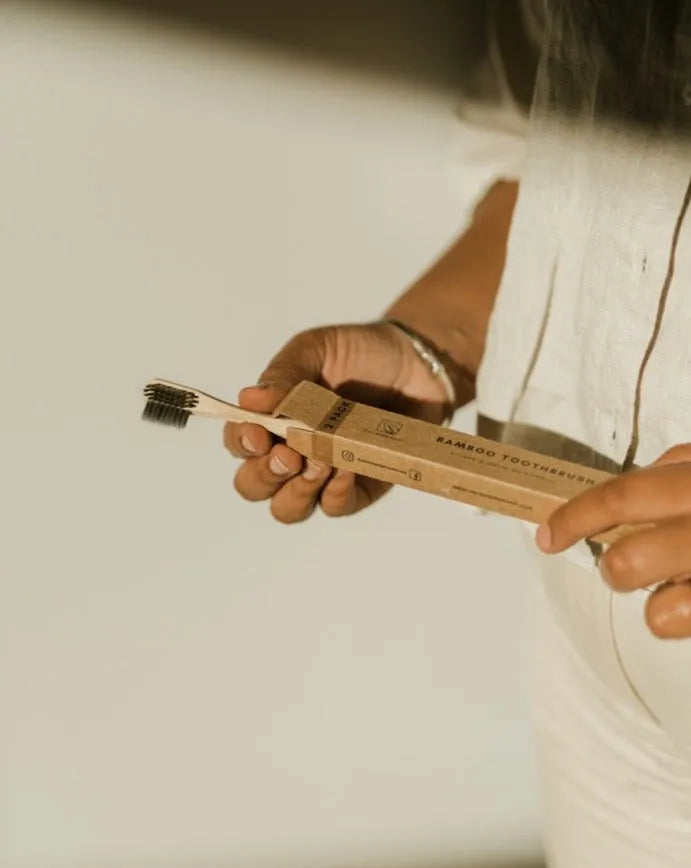 2 Pack Bamboo Toothbrush Zero Waste MVMT product_type art-noise.myshopify.com 2-pack-bamboo-toothbrush 2 Pack Bamboo Toothbrush Zero Waste MVMT  art-noise.myshopify.com 2-pack-bamboo-toothbrush