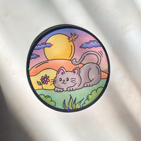 Meowgical Cat | Animal Sticker