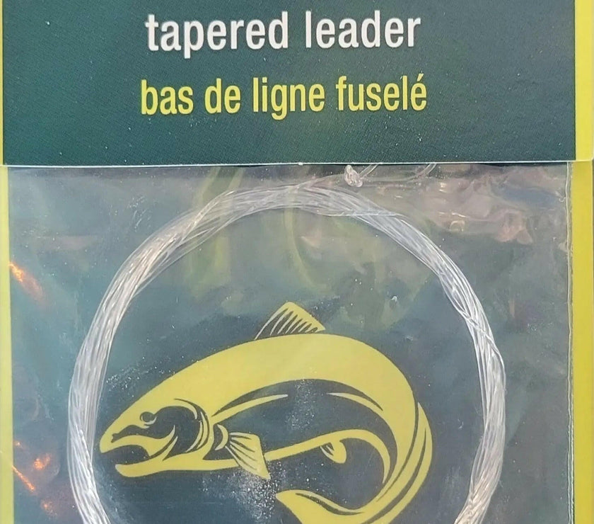 🍁Streamside Tapered Leader 2X 7.8lb 0.23mm Tip Dia. 9ft