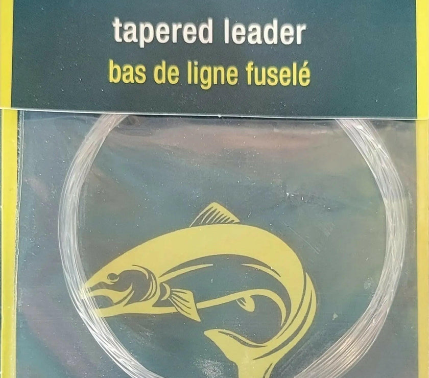 🍁Streamside Tapered Leader 1x 9.1lbs0.25mm tip Dia. 9ft