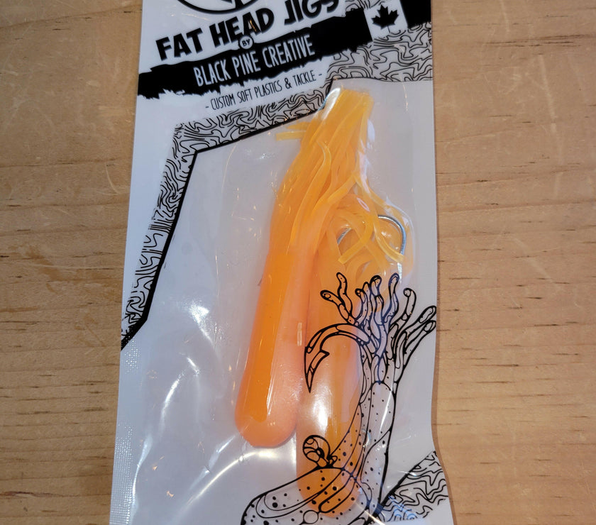 🍁Black Pine 4" 1oz Tube Jigs 2/pk