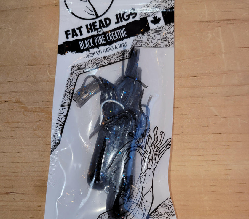 🍁Black Pine 4" 1oz Tube Jigs 2/pk