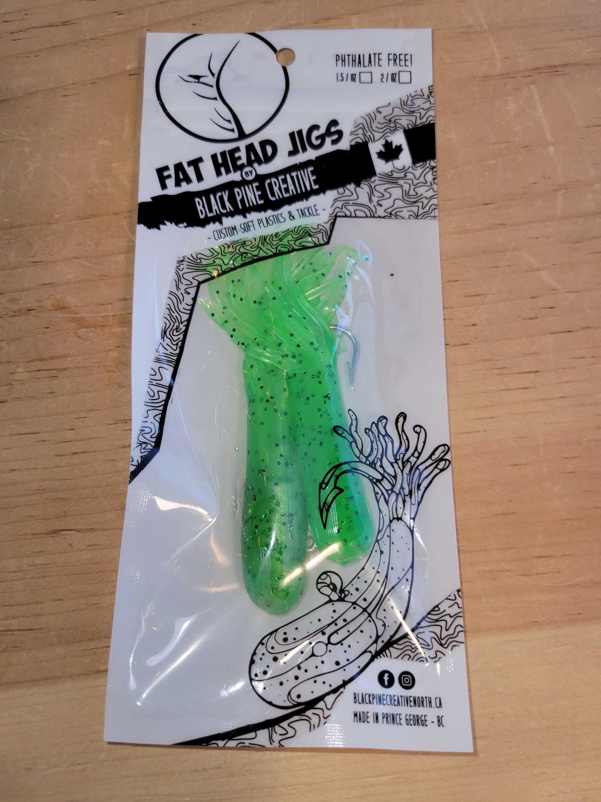 🍁Black Pine 4" 1oz Tube Jigs 2/pk Stony Tackle Shack Fishing Baits & Lures art-noise.myshopify.com black-pine-4-1oz-tube-jigs-2-pk-3