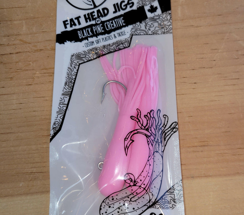 🍁Black Pine 4" 1oz Tube Jigs 2/pk