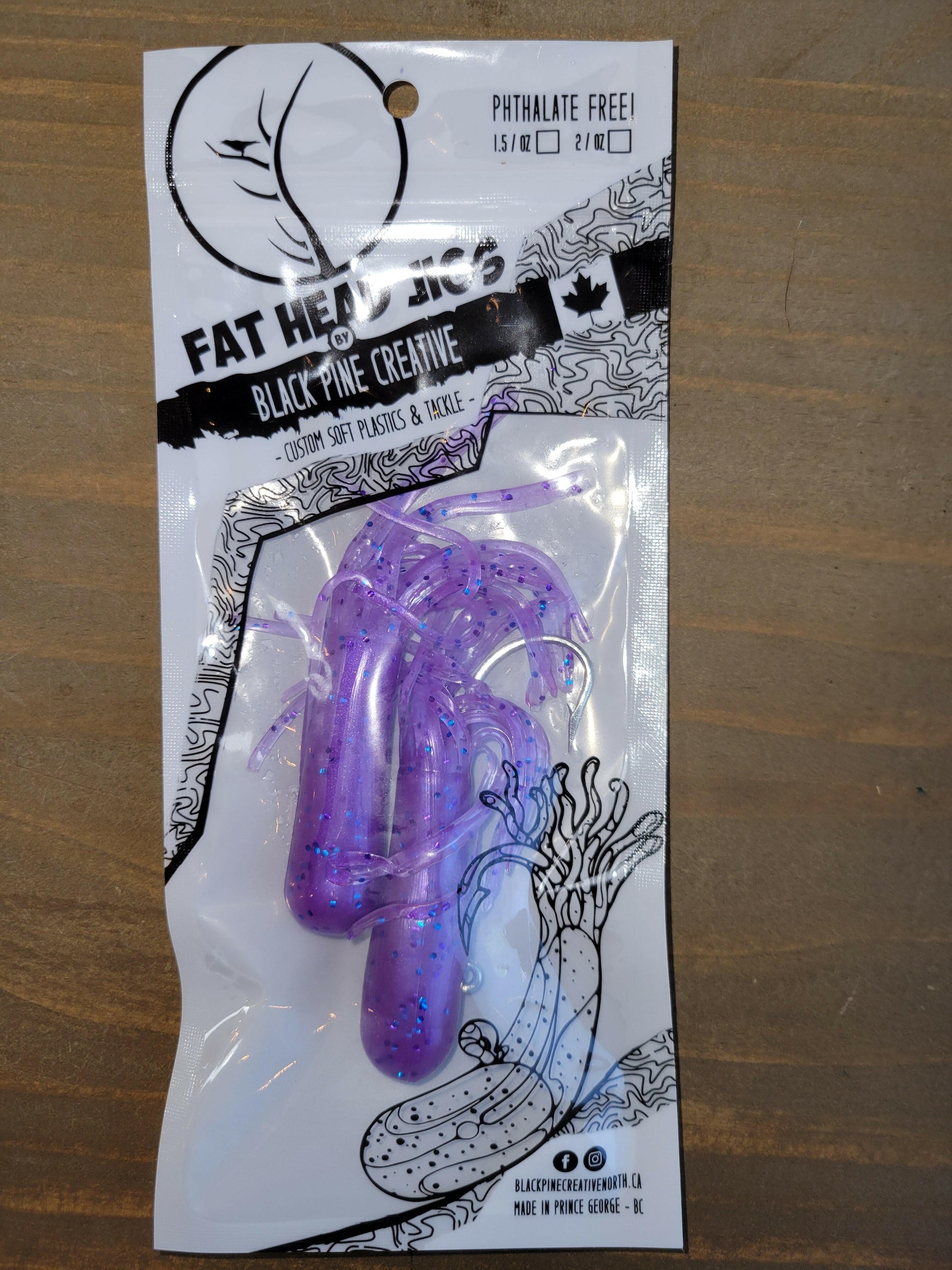 🍁Black Pine 4" 1oz Tube Jigs 2/pk Stony Tackle Shack Fishing Baits & Lures art-noise.myshopify.com black-pine-4-1oz-tube-jigs-2-pk-3