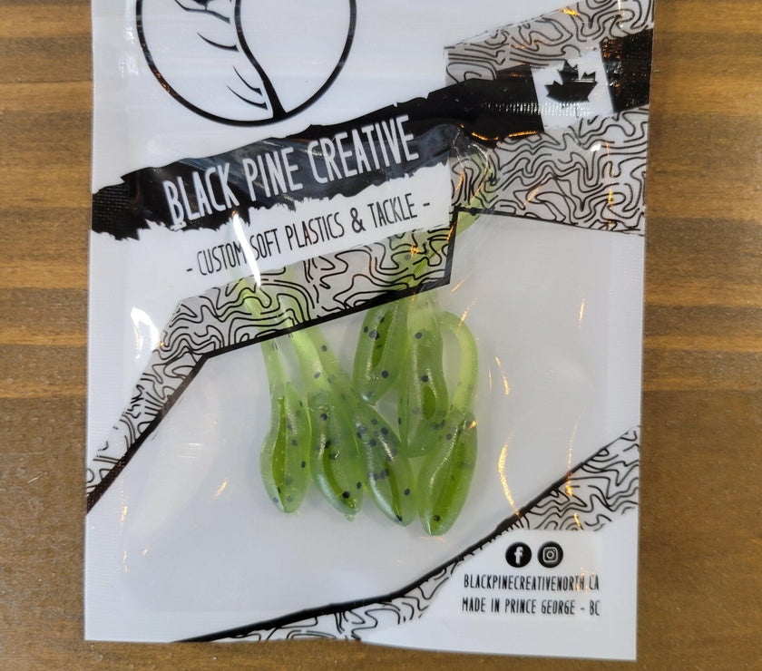🍁Black Pine Creative 1-1/2" Basic Minnow 6/pk