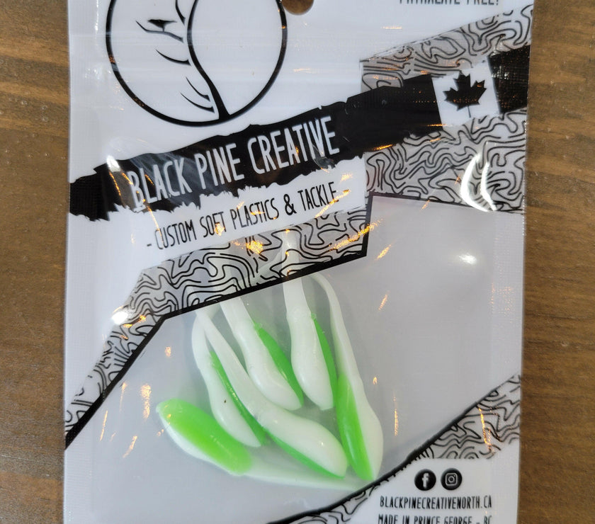 🍁Black Pine Creative 1-1/2" Basic Minnow 6/pk