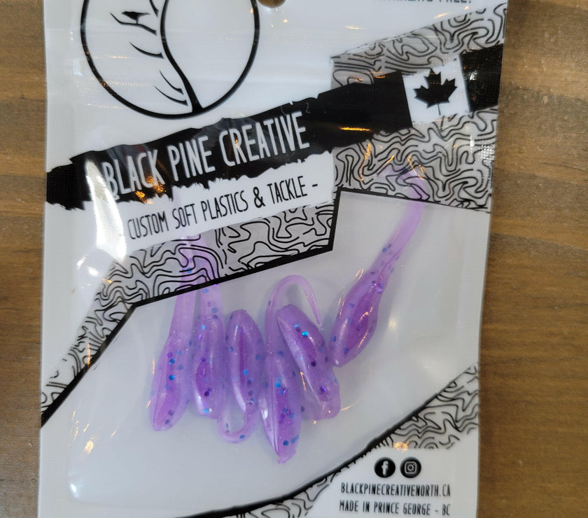 🍁Black Pine Creative 1-1/2" Basic Minnow 6/pk