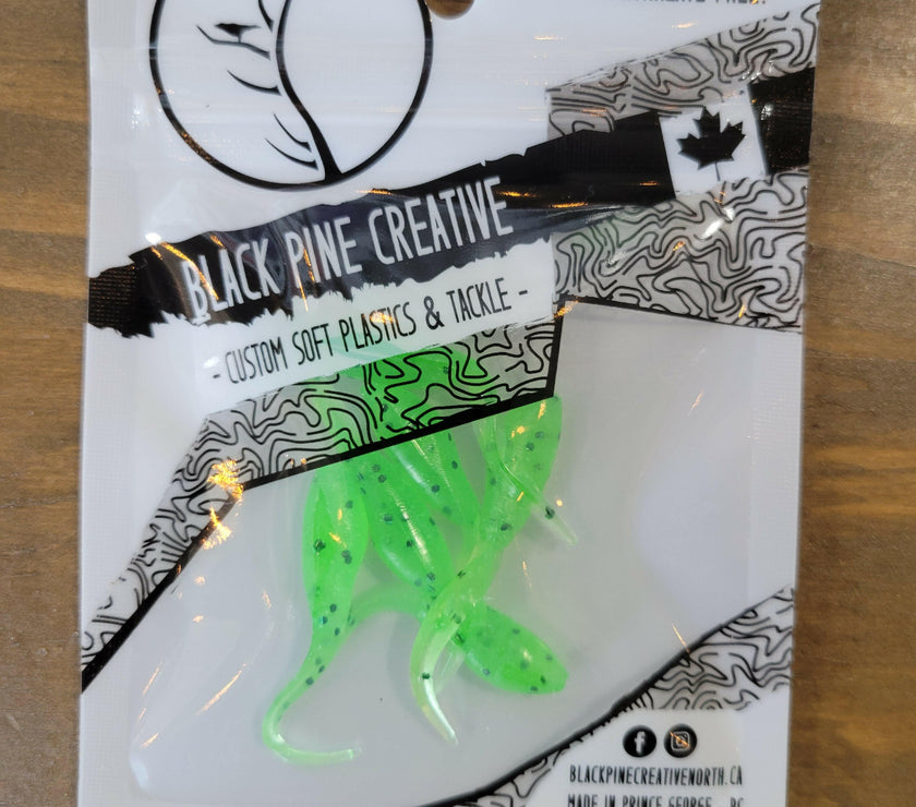 🍁Black Pine Creative 1-1/2" Basic Minnow 6/pk