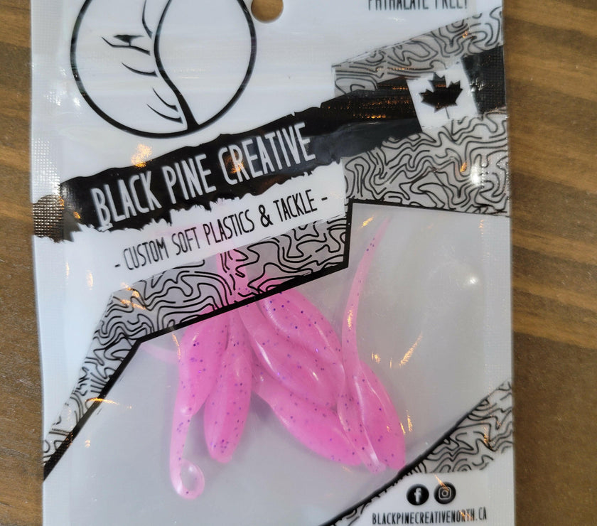 🍁Black Pine Creative 1-1/2" Basic Minnow 6/pk
