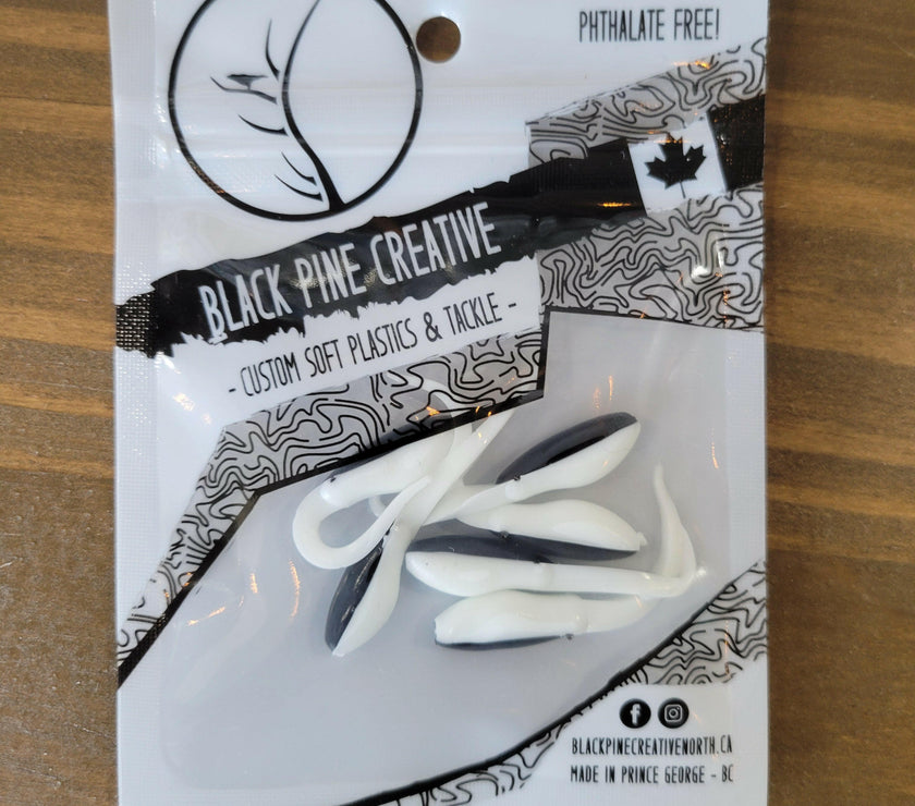 🍁Black Pine Creative 1-1/2" Basic Minnow 6/pk