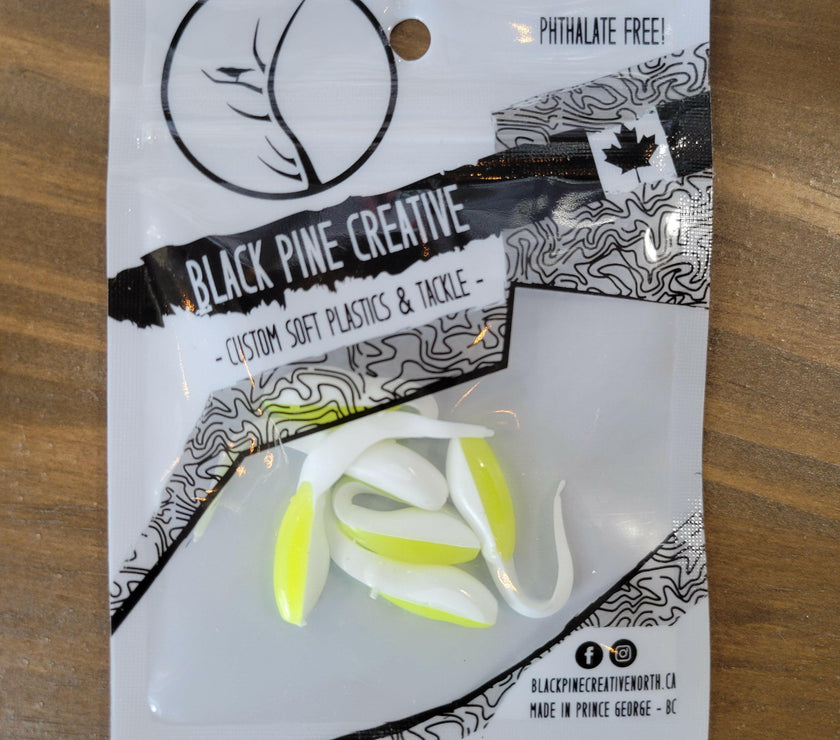 🍁Black Pine Creative 1-1/2" Basic Minnow 6/pk