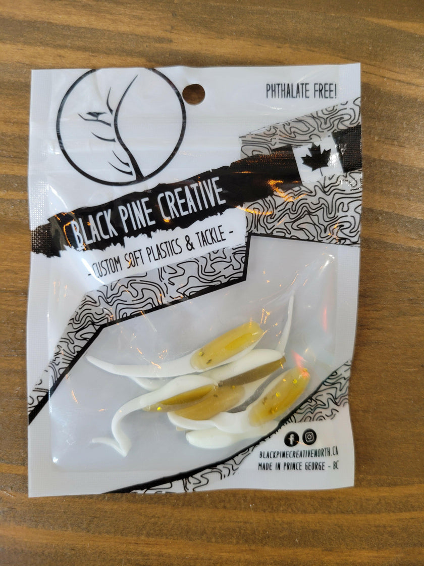 🍁Black Pine Creative 1-1/2" Basic Minnow 6/pk