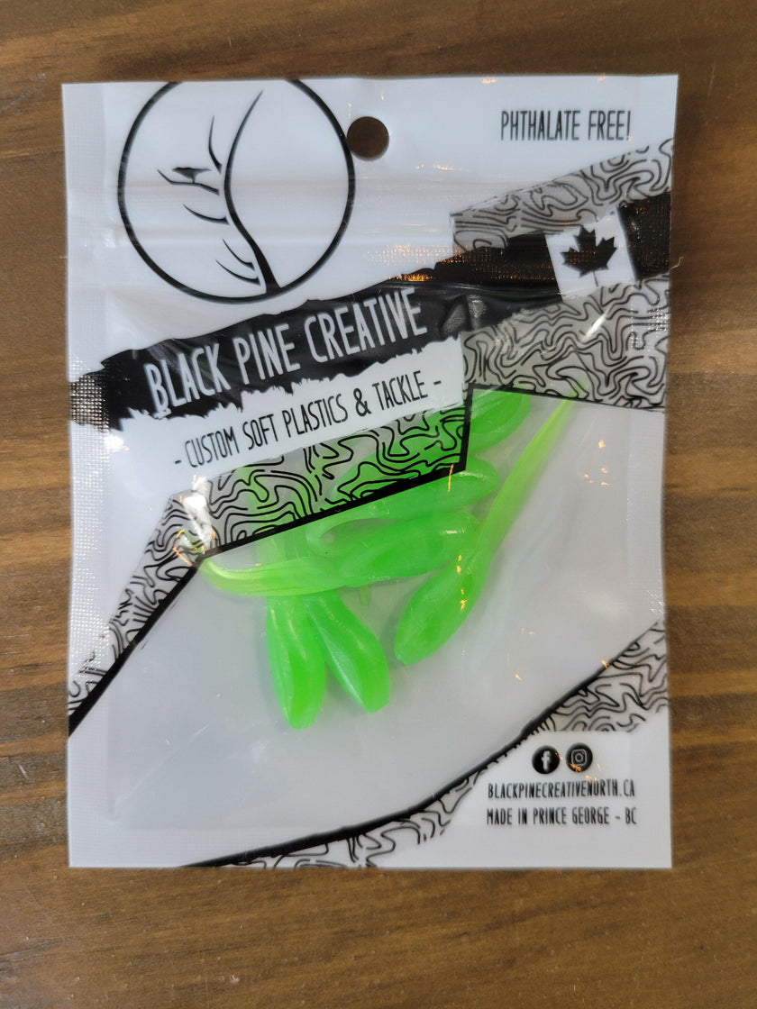 🍁Black Pine Creative 1-1/2" Basic Minnow 6/pk