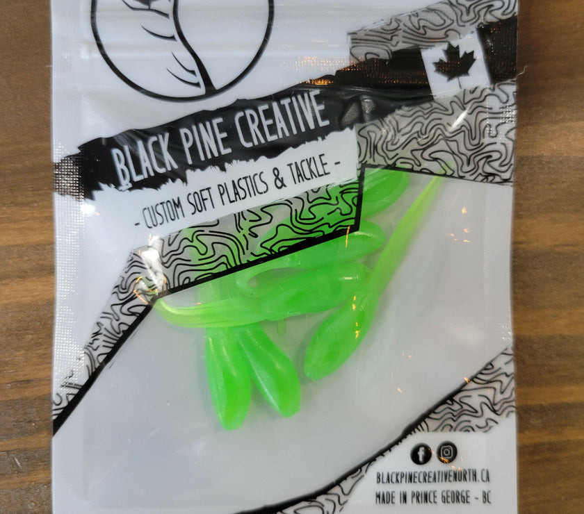 🍁Black Pine Creative 1-1/2" Basic Minnow 6/pk