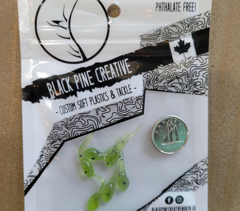 🍁Black Pine Creative 1" MINI Minnow 6/pk