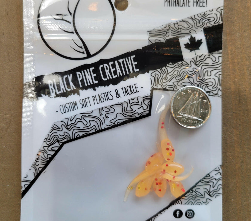 🍁Black Pine Creative 1" MINI Minnow 6/pk