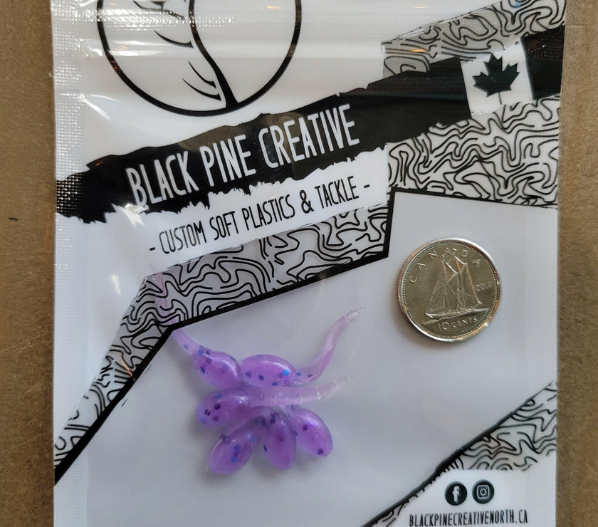 🍁Black Pine Creative 1" MINI Minnow 6/pk