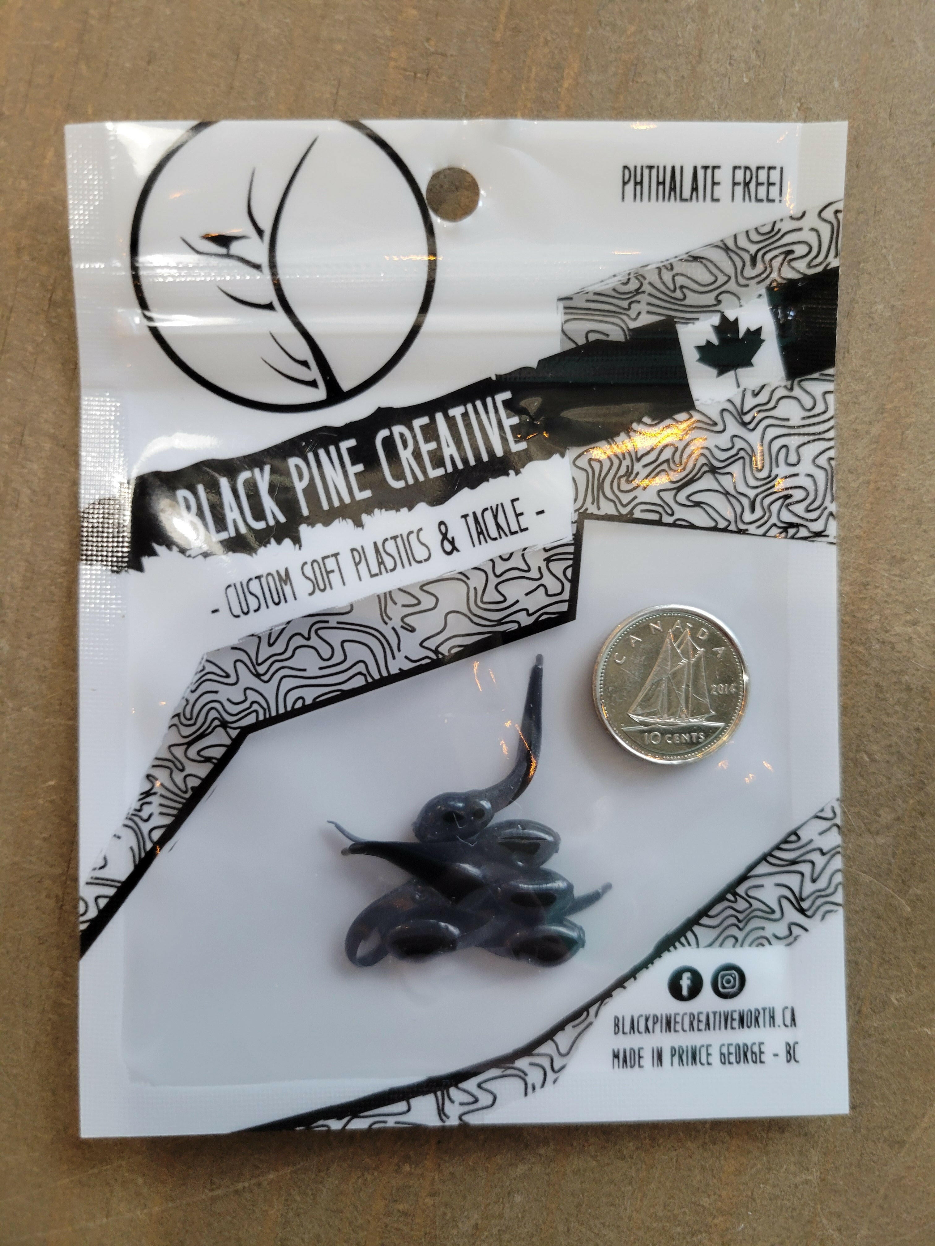 🍁Black Pine Creative 1" MINI Minnow 6/pk