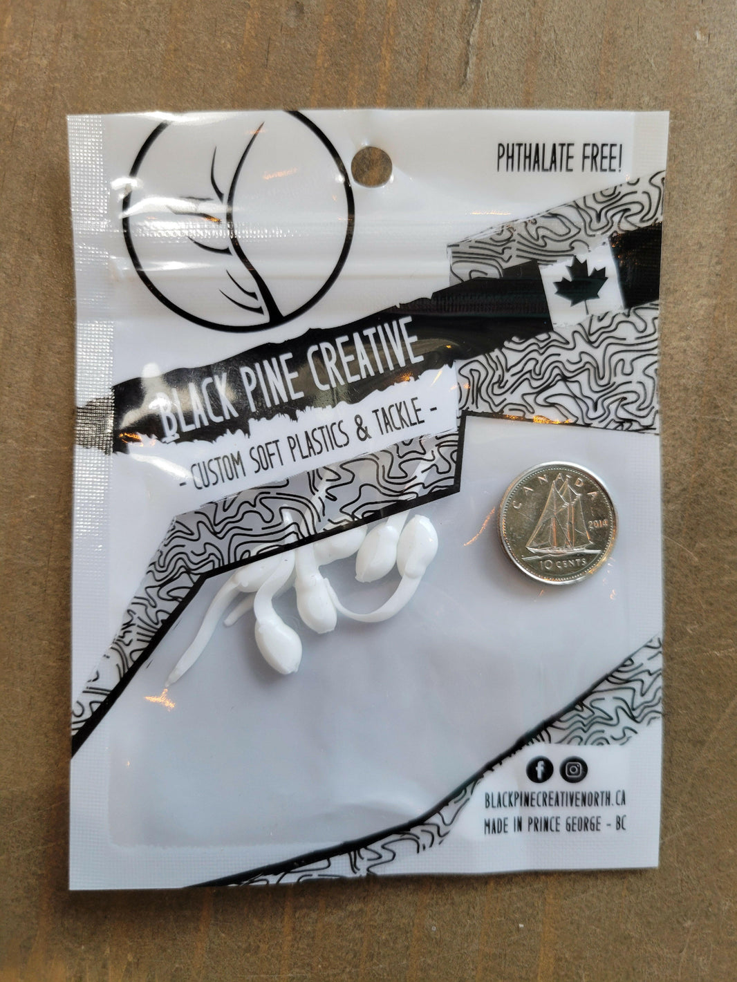 🍁Black Pine Creative 1" MINI Minnow 6/pk
