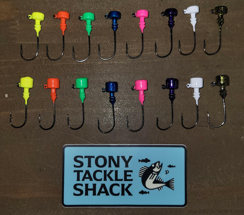🍁Big Sky 3/16oz Ned Head Jigs 4/pk