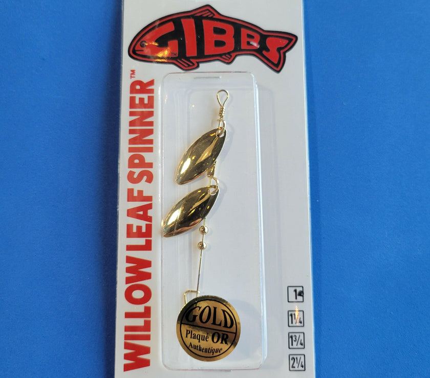 🍁Gibbs Willow Leaf In-Line Spinners