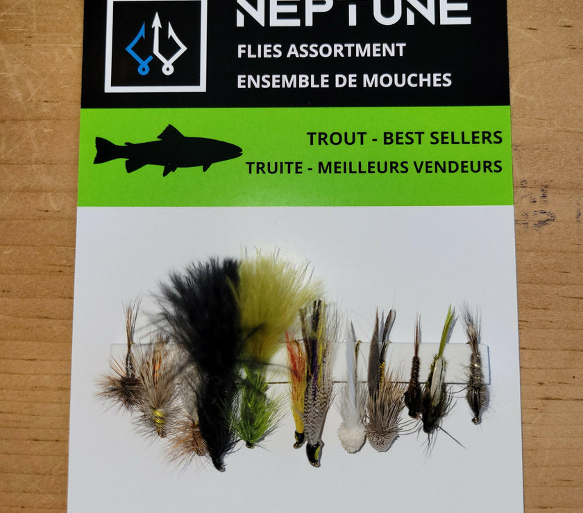 Neptune Trout Flies Best Sellers 12/pack